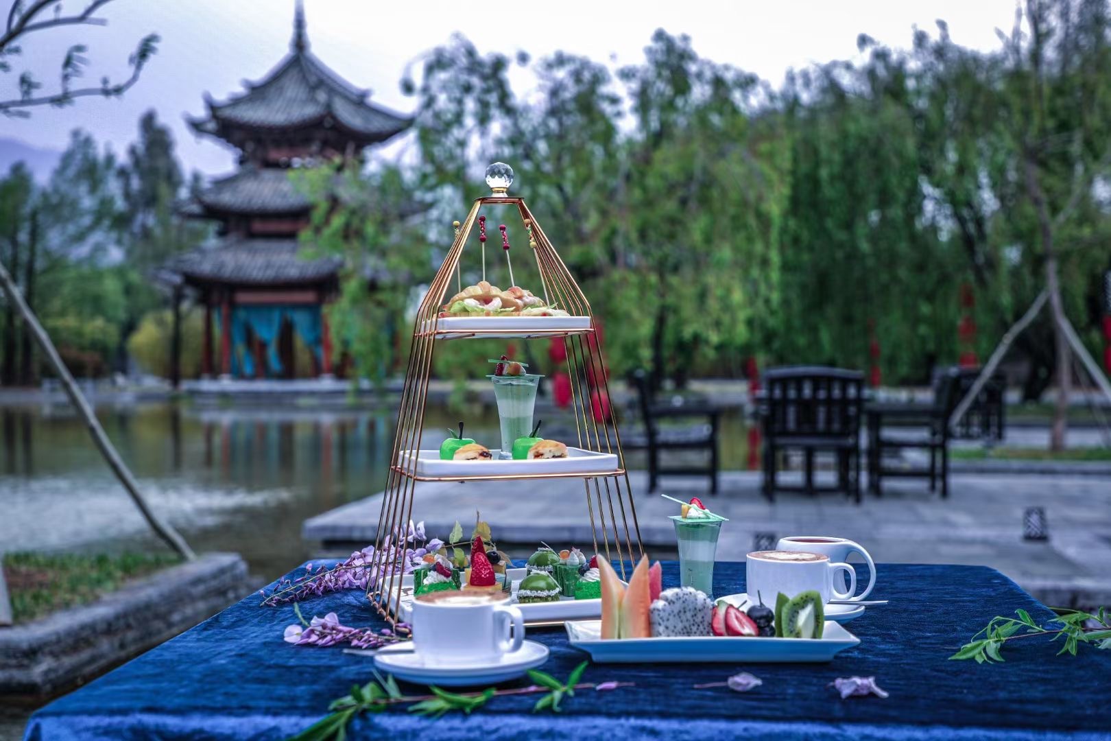 麗江悅榕莊會(huì )議度假酒店下午茶